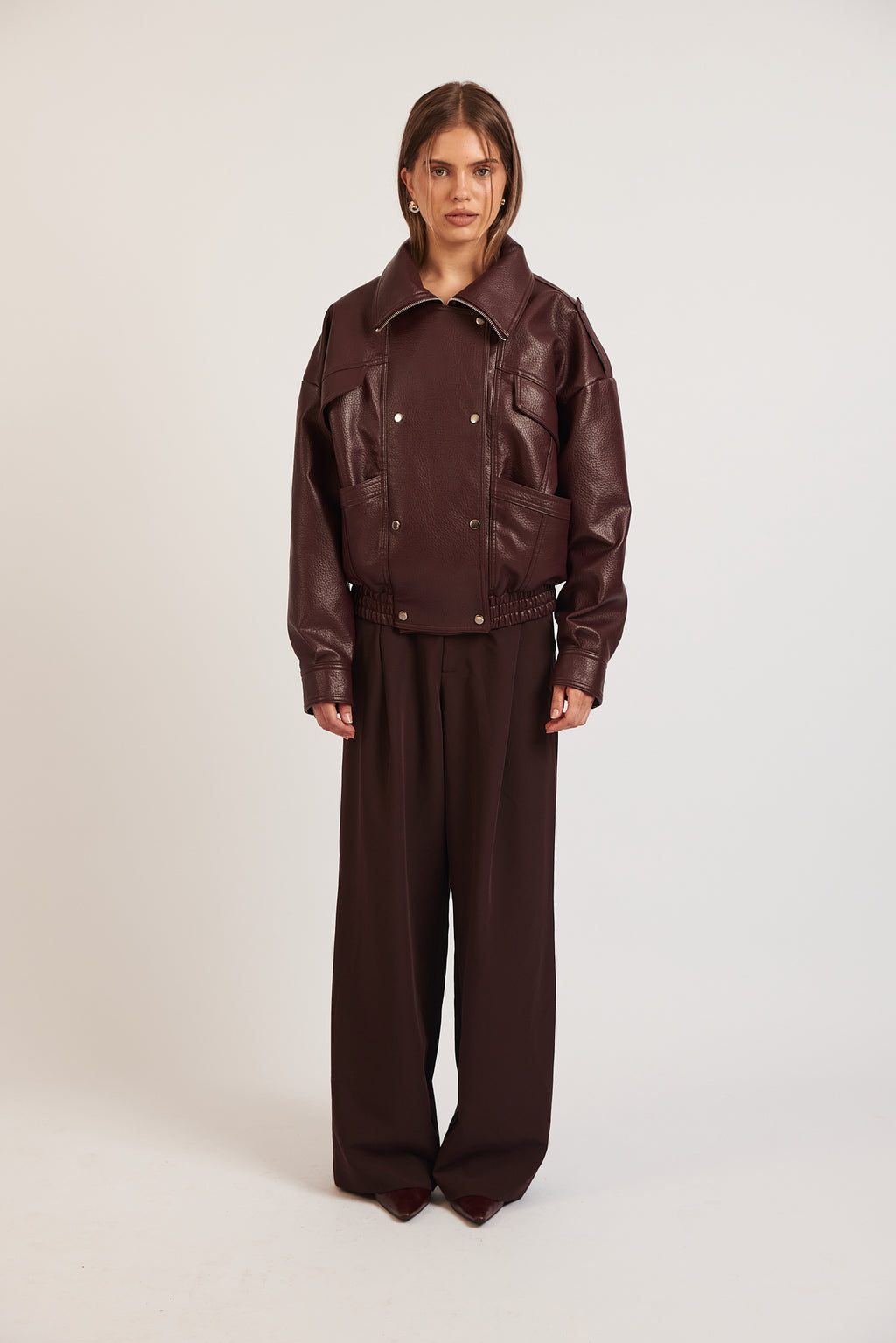 Romy Jacket - Burgundy