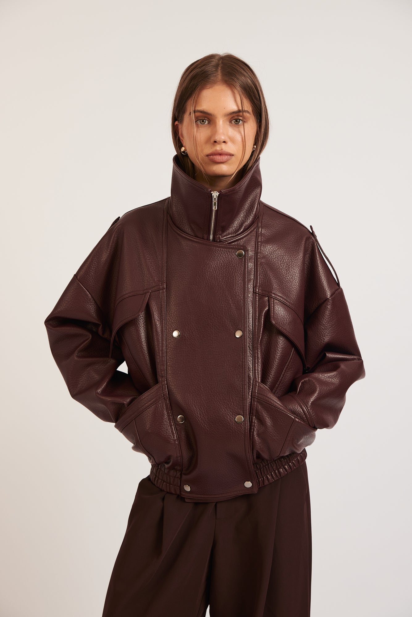 Romy Jacket - Burgundy
