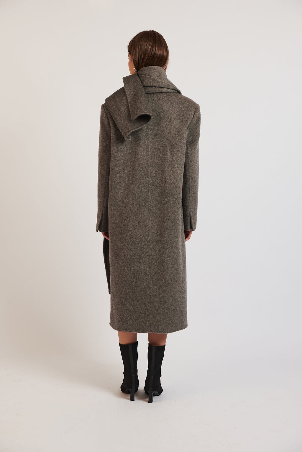 Florence Coat - Grey Wool