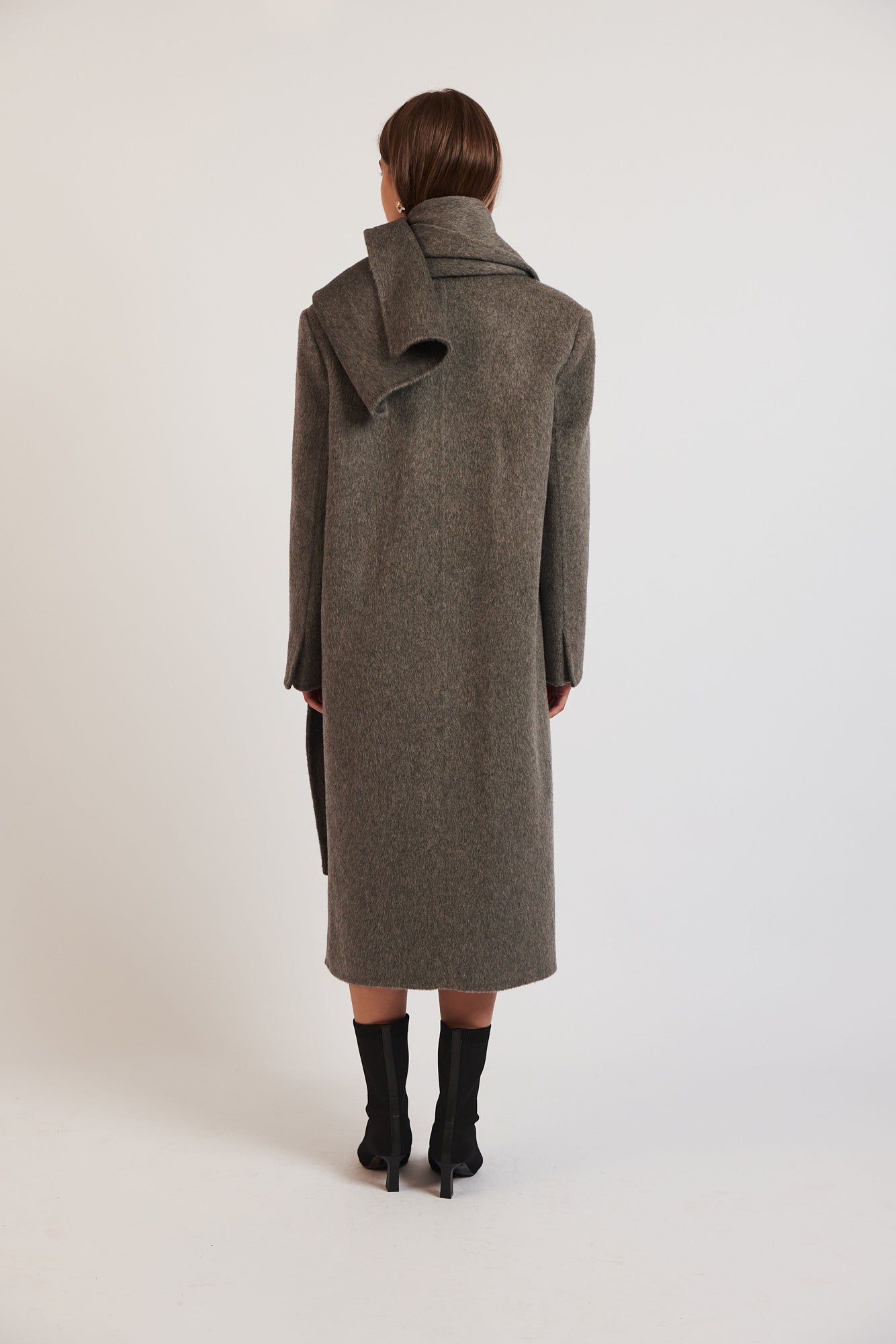 Florence Coat - Grey Wool